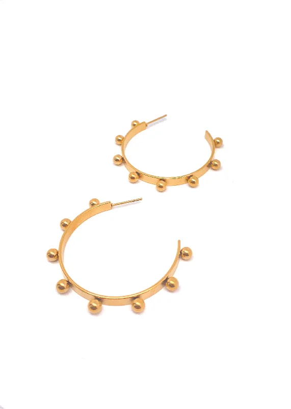 Best hoop earrings with smooth ceramic finishes for a polished, clean style-Maureen