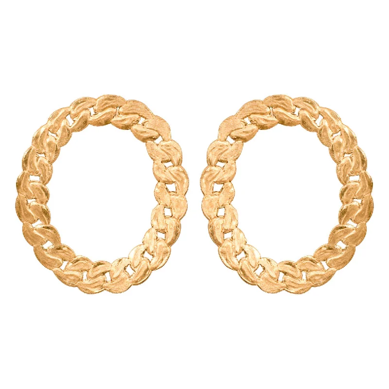 Hoop earrings with diamond-cut surfaces for added sparkle and shine-Aleja Earrings