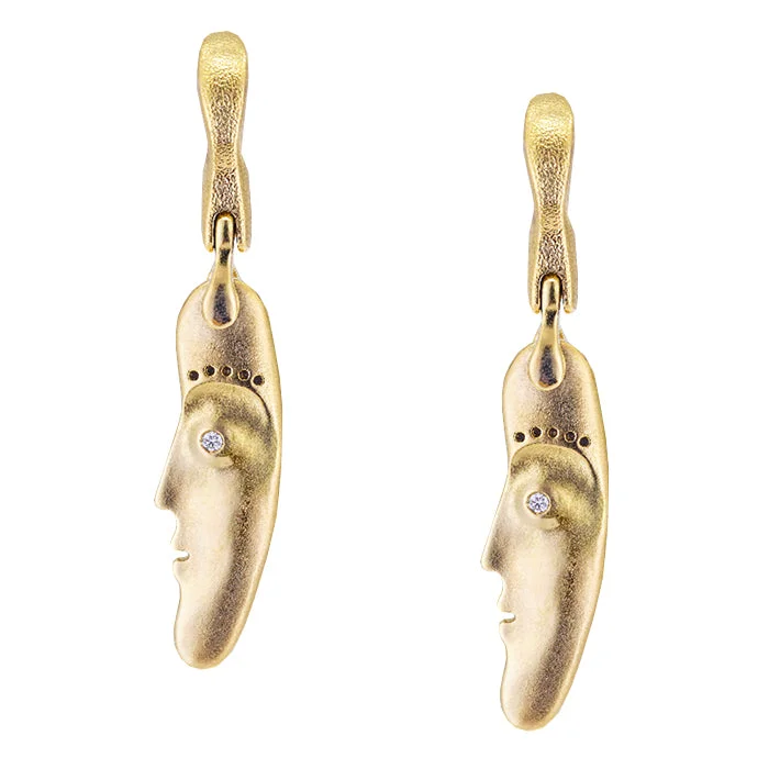 Hoop earrings with twisted metal designs for a dynamic and modern style-Alex Sepkus Big Sleep Earrings - E-250D