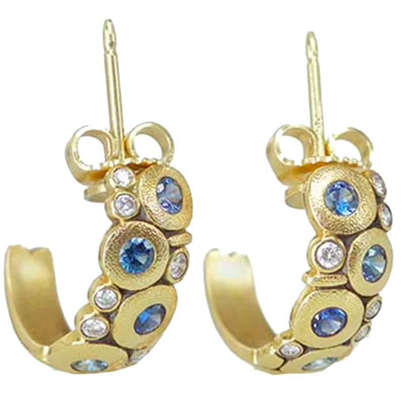 Best hoop earrings with vintage-style detailing for a nostalgic and timeless look-Alex Sepkus Candy Earrings - E-122S