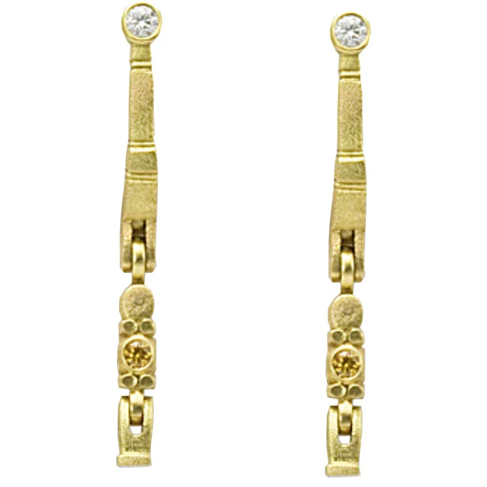 Best hoop earrings with floral designs for a feminine and delicate look-Alex Sepkus Sticks and Stones Earring Mountings - E-135MD