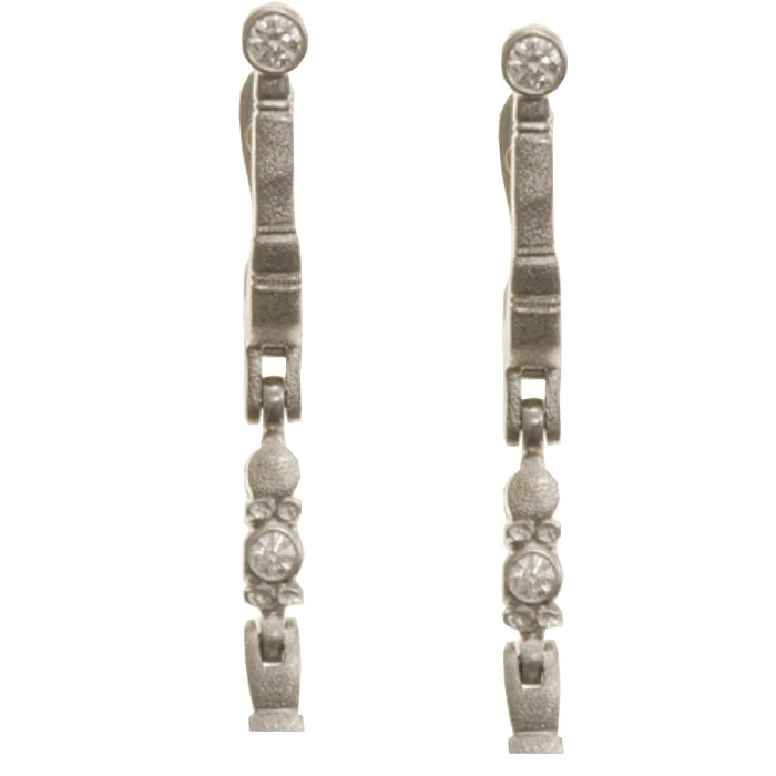 Lightweight hoop earrings for comfortable and all-day wear-Alex Sepkus Sticks and Stones Earring Mountings - E-135PMD