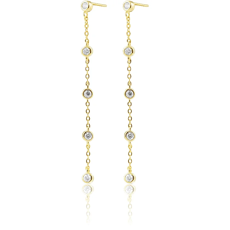 Small hoop earrings for a delicate and understated everyday wear-Capri Drop Earring