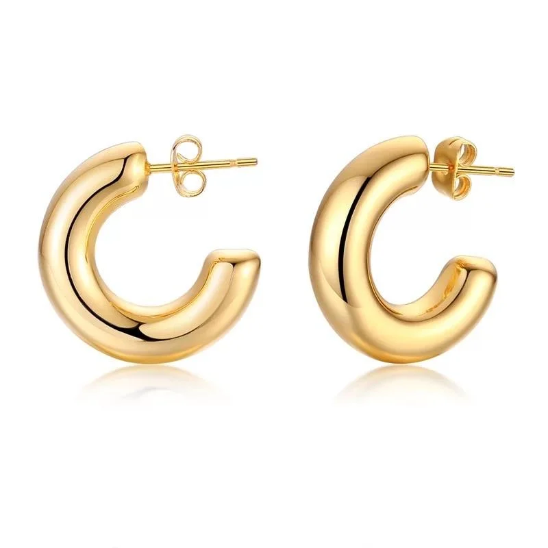 Best hoop earrings with matching bracelets for a coordinated jewelry set-Chloe Mini Hoop