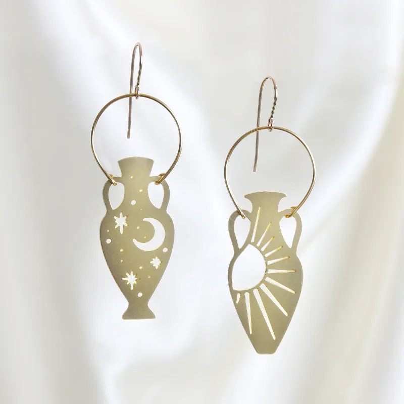 Hoop earrings with tortoiseshell designs for a chic and classic style-Eventide Earrings