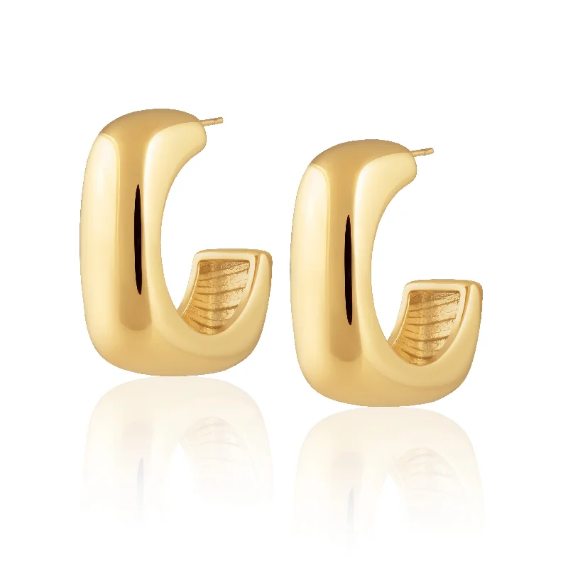 Best hoop earrings with stacked layers for a dimensional and bold look-Daria Hoops