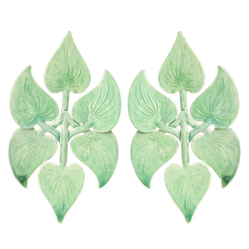 Small hoop earrings for a delicate and understated everyday wear-Grand Jade Indah Earrings