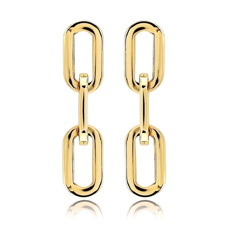 Best hoop earrings with geometric cuts for a sharp, modern appeal-Jenna Link Earrings