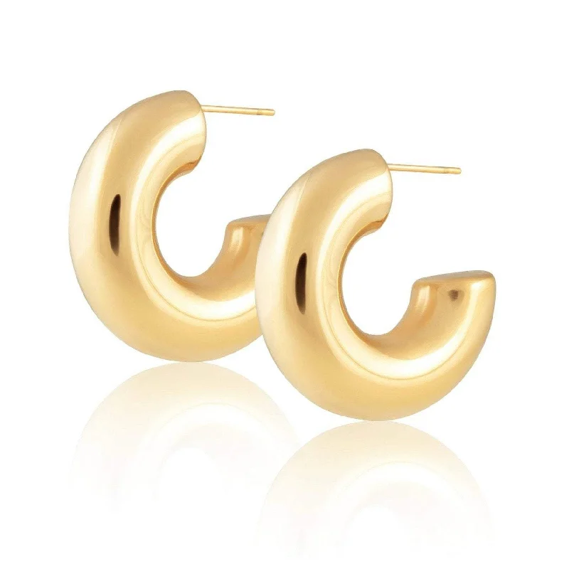 Best hoop earrings with cubic zirconia for a budget-friendly, dazzling look-Jojo Tube Hoop