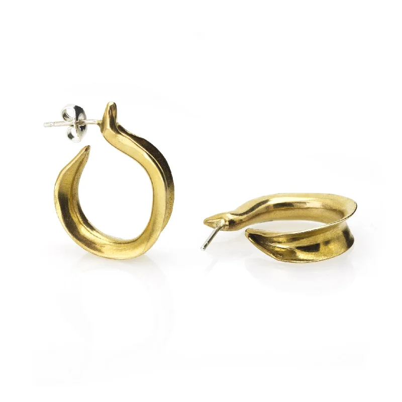 Hoop earrings with gold accents for a warm, elegant statement piece-Kiki Hoop Earrings- Mini