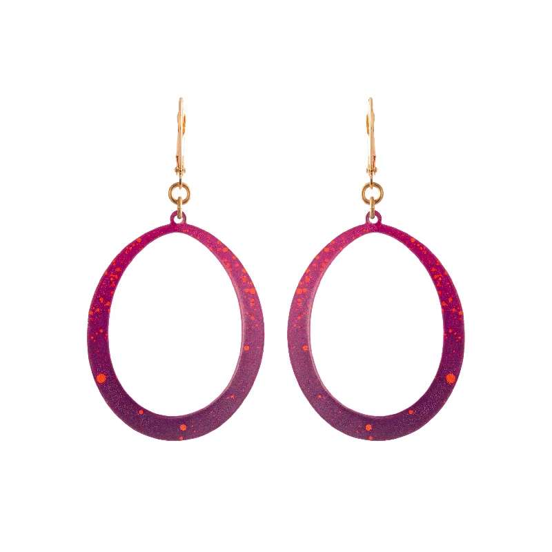 Hoop earrings with multi-tone finishes for a colorful and layered effect-Little Sunset Meli Earrings