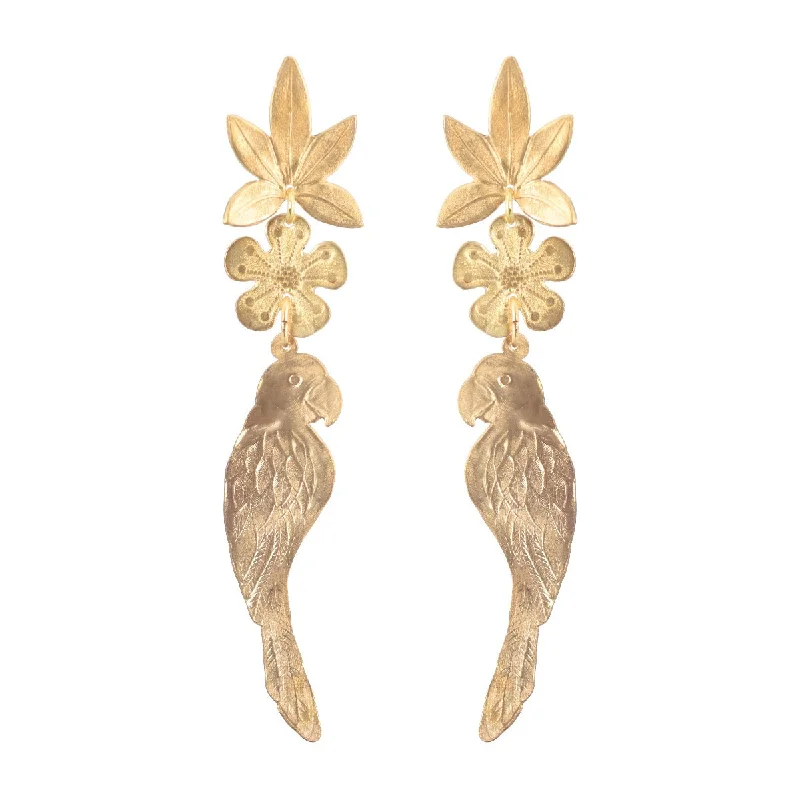 Best hoop earrings with gold-plated finishes for an affordable luxury vibe-Little Tobago Earrings