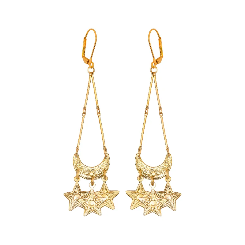 Best hoop earrings with Swarovski crystals for added sparkle and luxury-Long Lyra Earrings