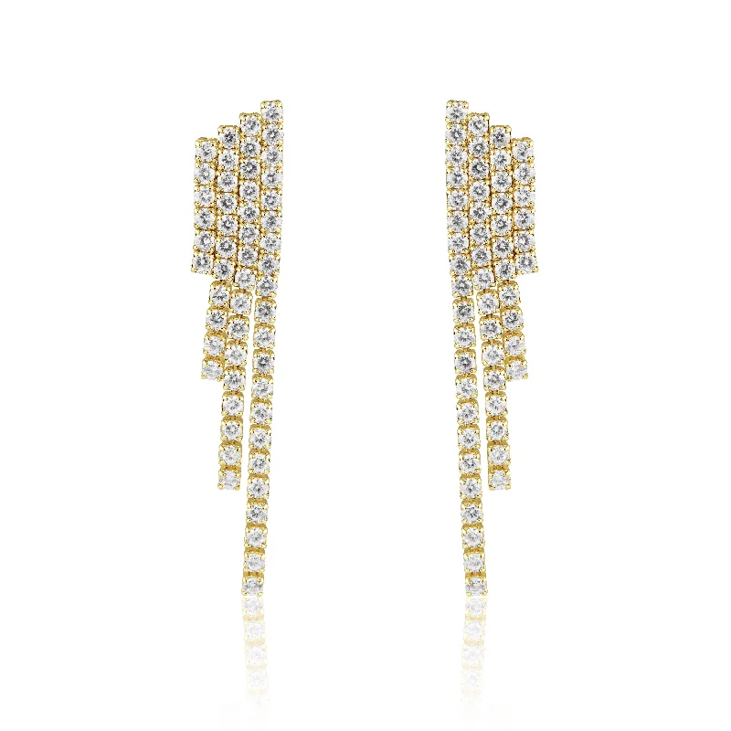 Best hoop earrings with gold-plated finishes for an affordable luxury vibe-Nikki Statement Earrings in