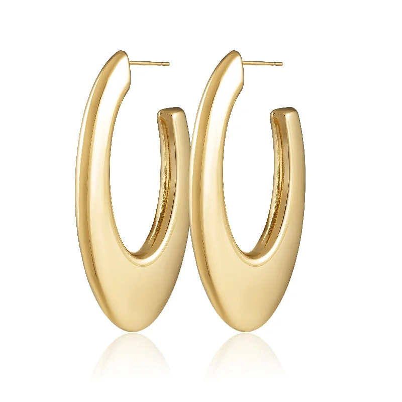 Medium hoop earrings for an everyday look with the perfect balance of style-Owen Hoop Large