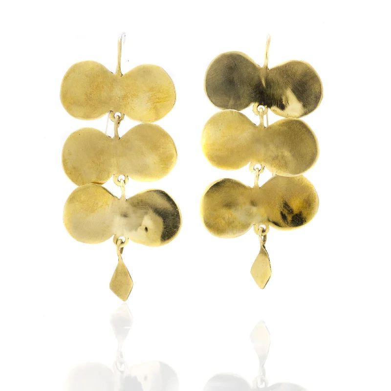 Hoop earrings with gold accents for a warm, elegant statement piece-Palomas Earrings