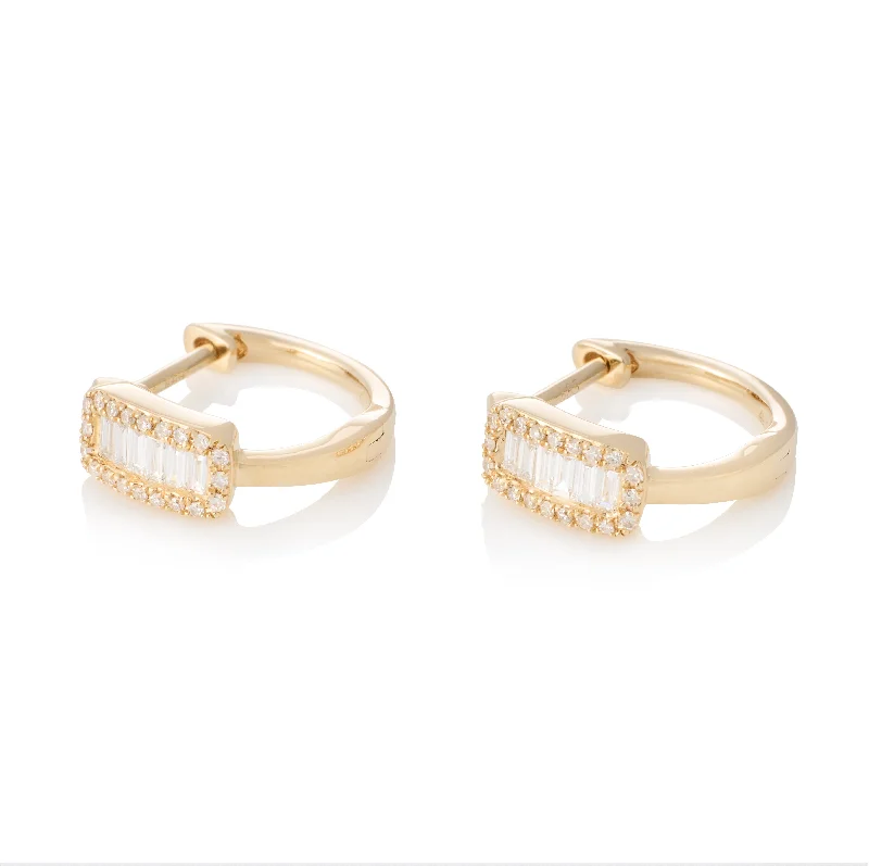 Best hoop earrings with vintage-style detailing for a nostalgic and timeless look-Petite 1/4 Way Angelica Huggies