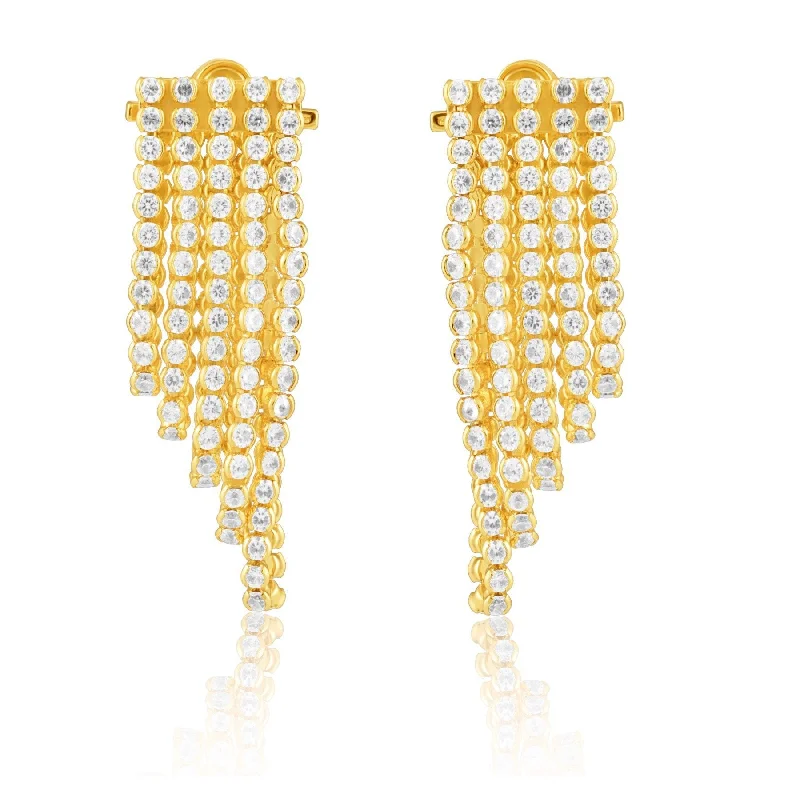 Best hoop earrings with marbled designs for a trendy and artistic effect-Sade Earring