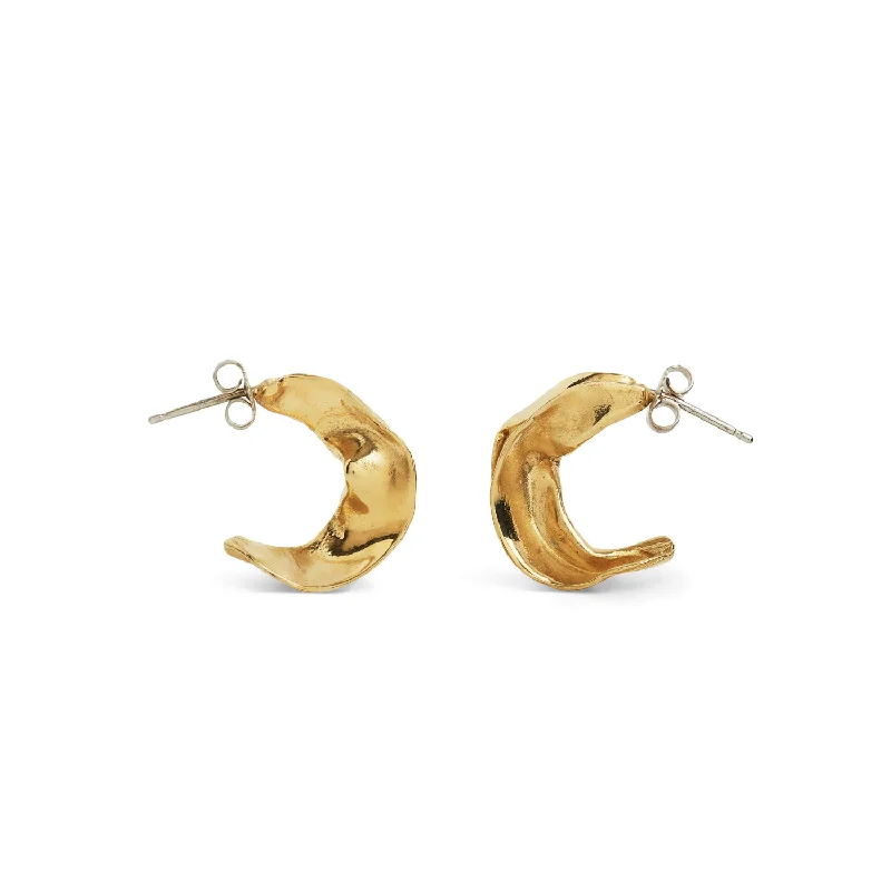 Hoop earrings with a chunky design for a bold and trendy statement-Spica Earrings