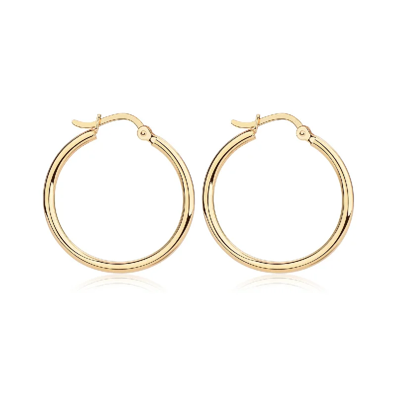 Hoop earrings with cut-out designs for a creative and lightweight effect-Tattoo - 18K Gold Earring