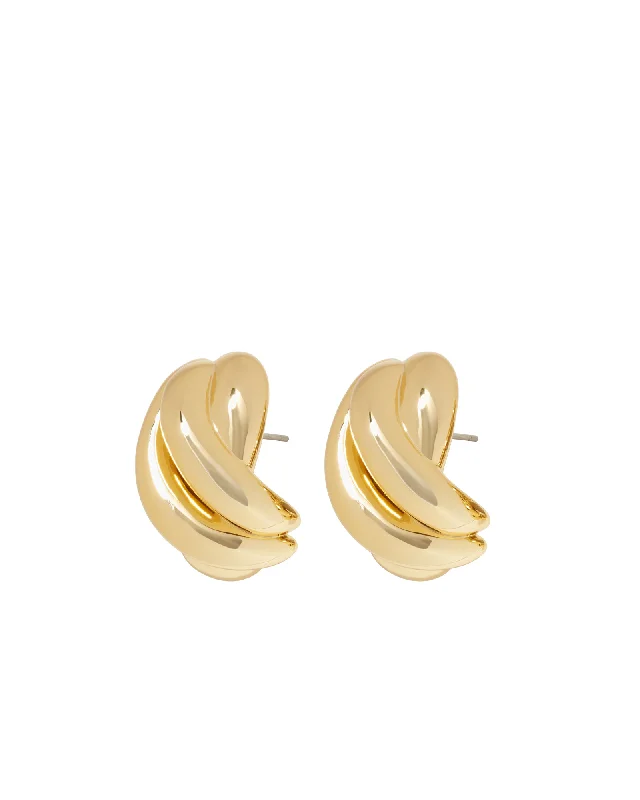 Best hoop earrings with vintage coins for a retro, antique-inspired style-The Knot Earrings