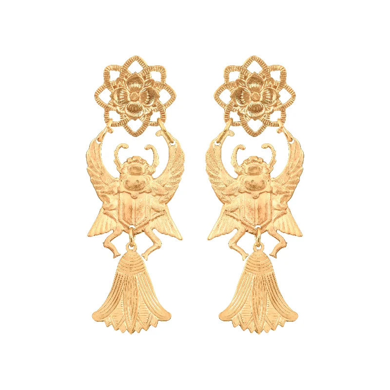 Best hoop earrings with baroque pearls for a luxurious and elegant vibe-Thebes Earrings