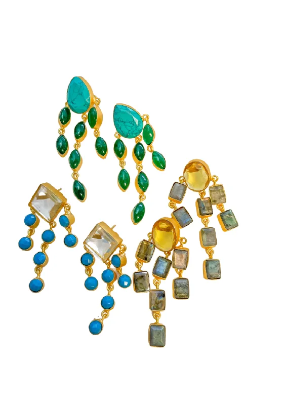 Best hoop earrings with gemstone accents for a colorful and elegant appearance-Thurston