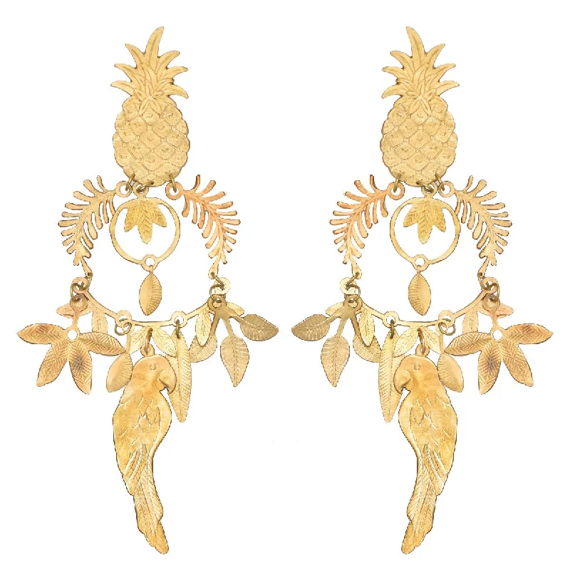 Hoop earrings with intricate designs for a unique and artistic appearance-Trinidad Earrings