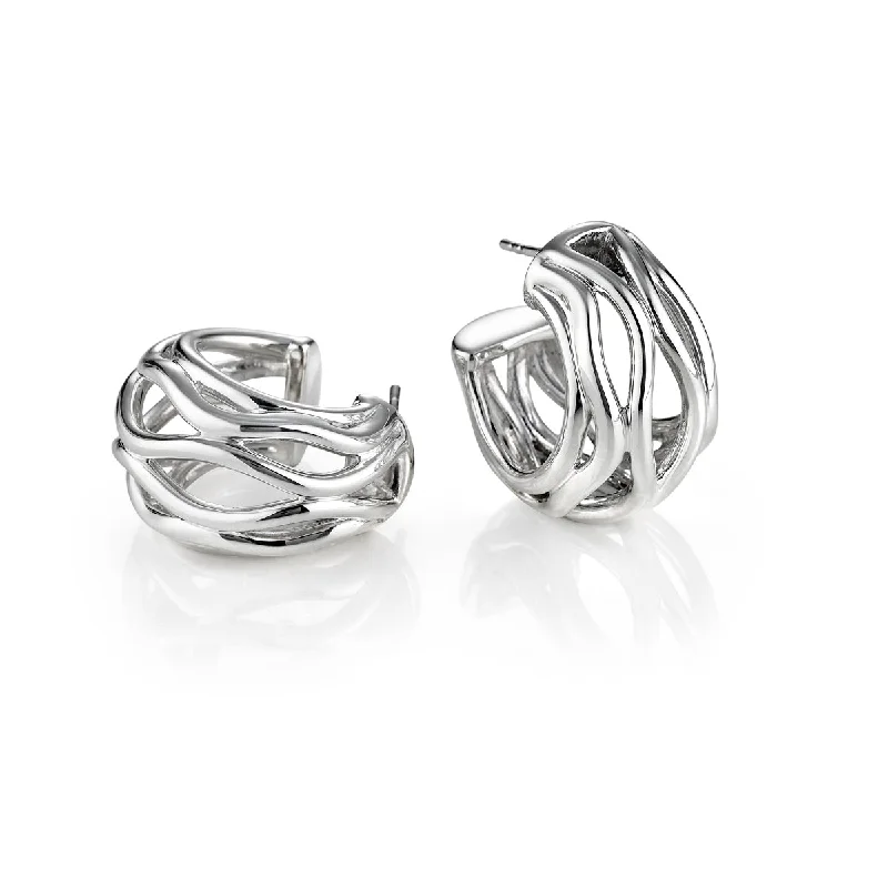 Best hoop earrings with matching bracelets for a coordinated jewelry set-Wired Hoops