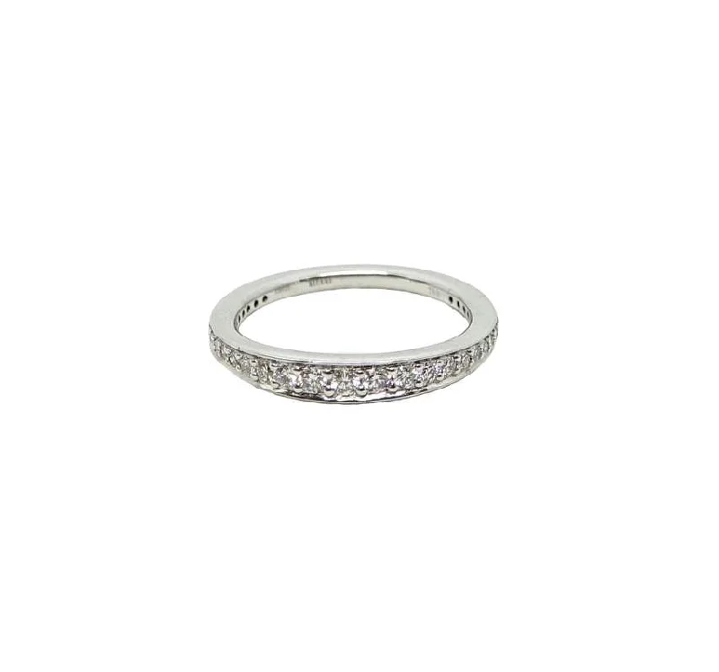 Rings with adjustable bands for perfect fit -18K WG RITANI DIAMOND ETERNITY BAND