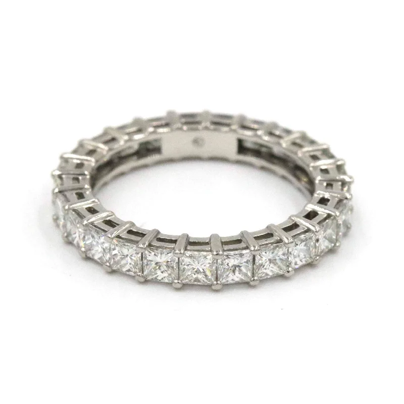 Rings with vintage claw prongs for elegance -Diamond Eternity Band