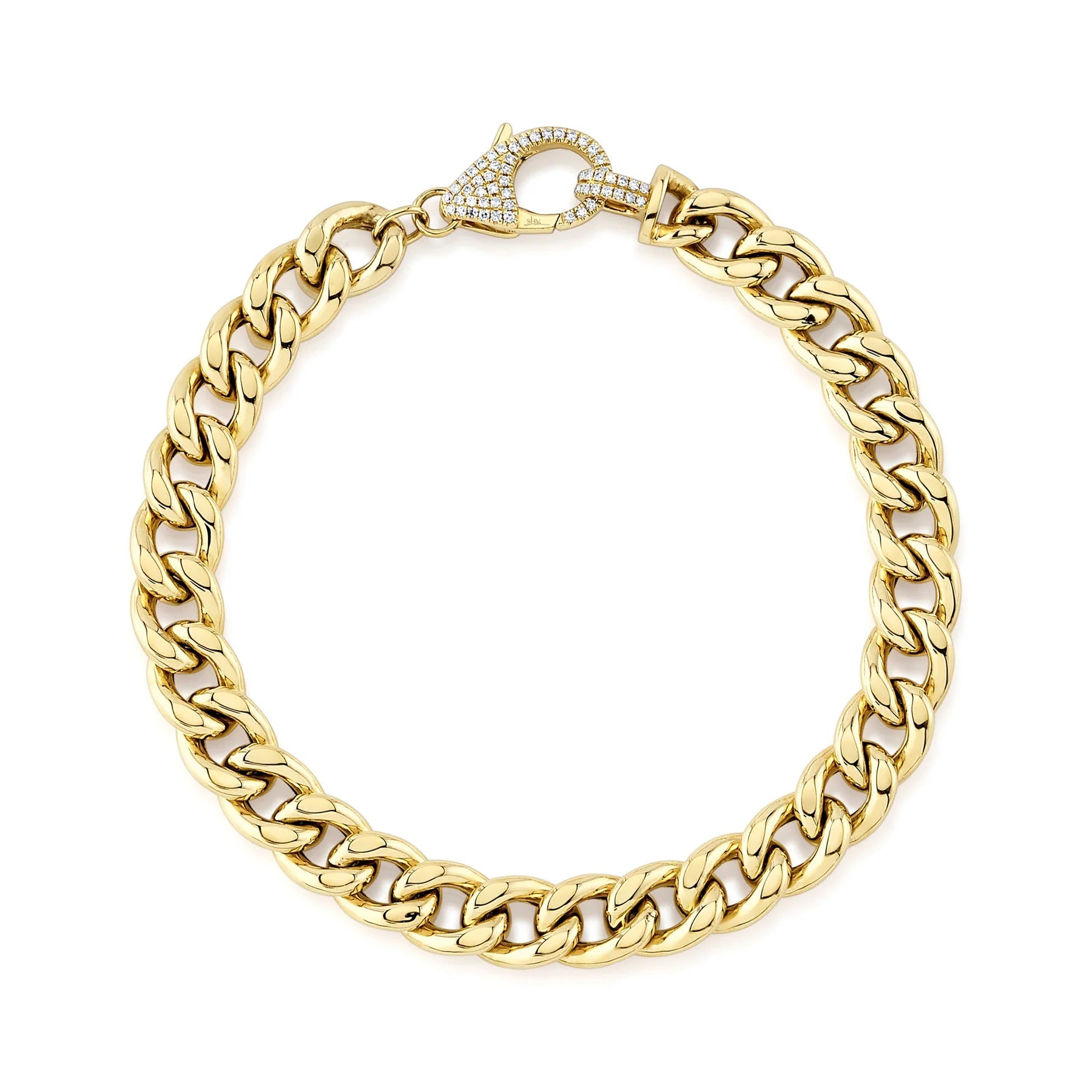 Best bangle bracelets with gold-plated finishes for an affordable luxury option-0.25ctw Diamond Link Bracelet