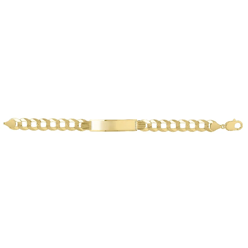 Best bangle bracelets with hand-crafted details for a unique and artisanal touch-14K 11mm Curb ID Bracelet