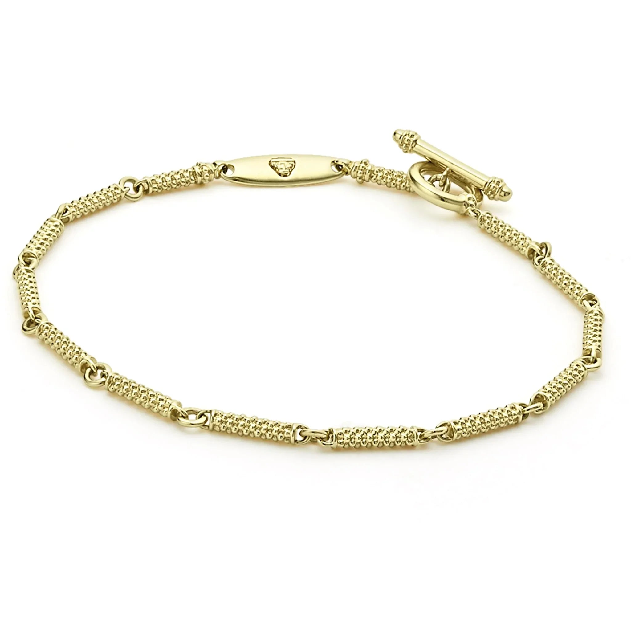 Best silver bangle bracelets with intricate detailing for a timeless and sophisticated style-18K Gold Superfine Caviar Bracelet