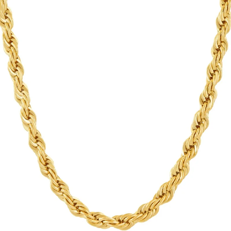 Necklaces and pendants with love knot designs for a romantic, meaningful symbol-6mm Rope Chain