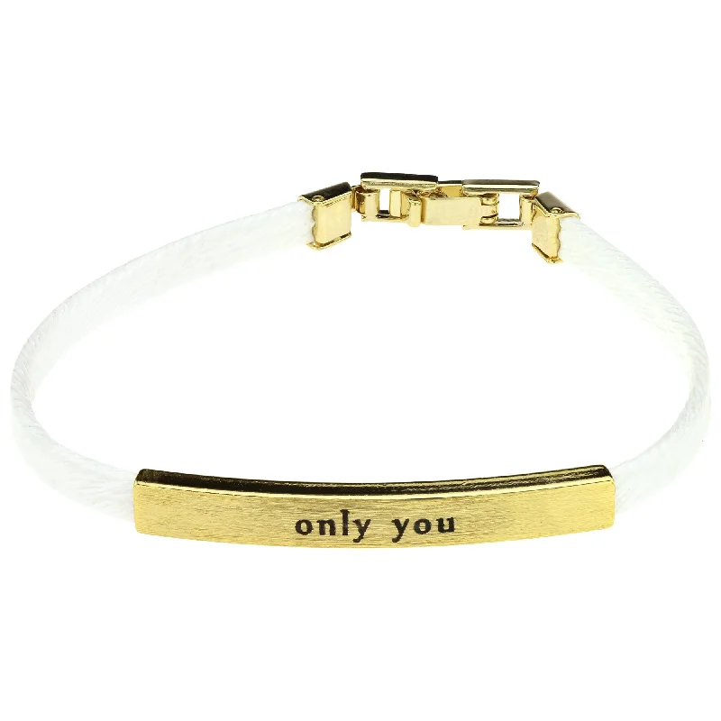 Best bangle bracelets with unique stone inlays for a one-of-a-kind accessory-Only You Bracelet