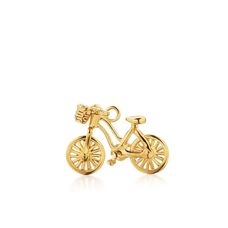 Best necklaces and pendants with cross pendants for a spiritual, meaningful symbol-Bicycle Charm