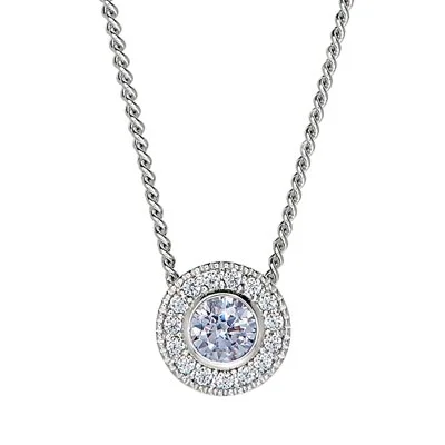 Best necklaces and pendants with matching rings for a coordinated jewelry set-Cubic Zirconia June Necklace in Sterling Silver