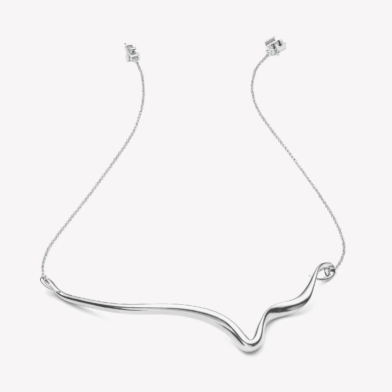 Best necklaces and pendants for everyday wear with minimalist designs-CURLED NECKPIECE