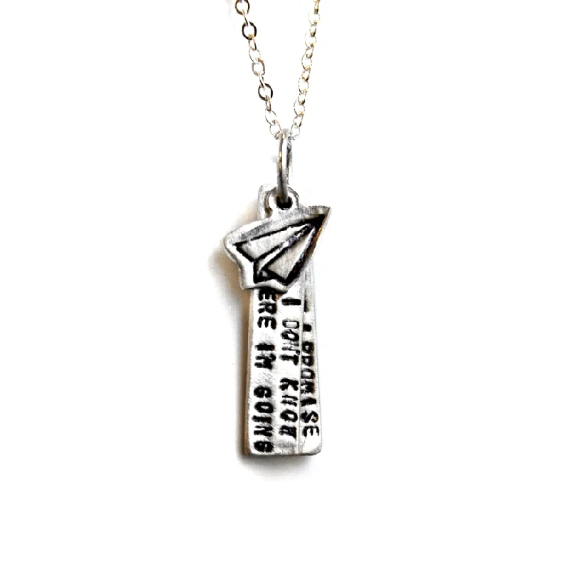 Best necklaces and pendants with personalized coordinates for a special keepsake-David Bowie Quote Necklace