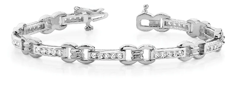 Bangle bracelets with open-ended designs for a modern and adjustable fit-Fashion Diamond Bracelet