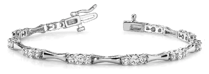 Best bangle bracelets with smooth sterling silver for a polished, refined finish-Fashion Diamond Bracelet