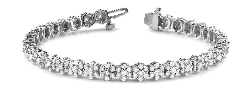 Best bangle bracelets with crystal inlays for a sparkling, glamorous appearance-Fashion Diamond Bracelet