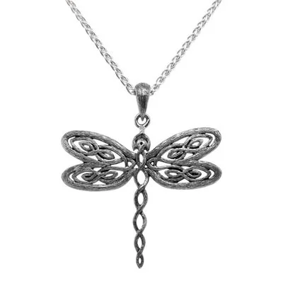 Stunning necklaces and pendants with ruby and diamond combinations for a luxurious effect-Keith Jack Dragonfly Necklace in Sterling Silver