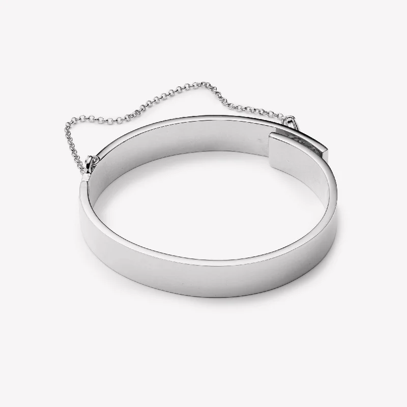 Best necklaces and pendants with sterling silver for an affordable yet stylish choice-MEDIUM SAFETY CHAIN CUFF