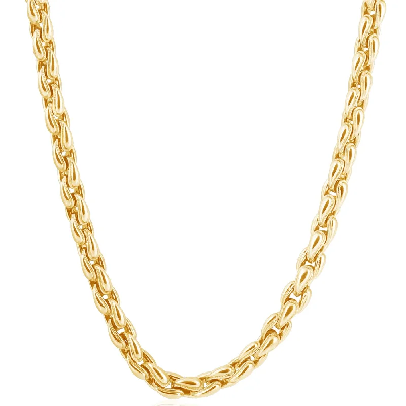 Beautiful necklaces and pendants with diamond halo settings for extra brilliance-Men's 14k Gold (83gram) or Platinum (156gram) 7mm Link Chain Necklace 20"