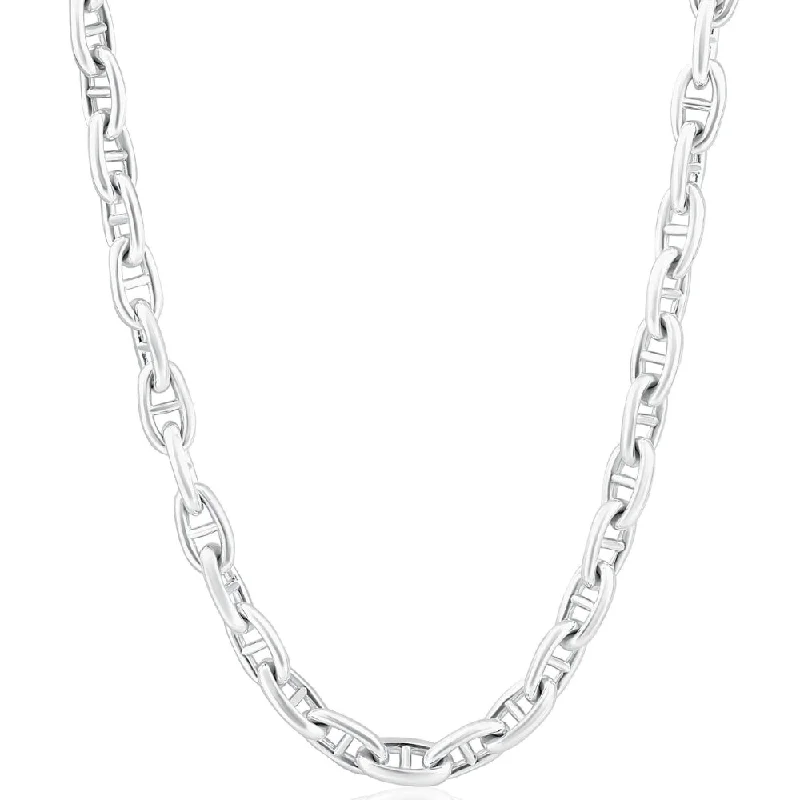 Simple necklaces and pendants with tiny charms for a delicate and casual vibe-Men's Marine 14k Gold (83gram) or Platinum (156gram) 8mm Link Chain Necklace 23"