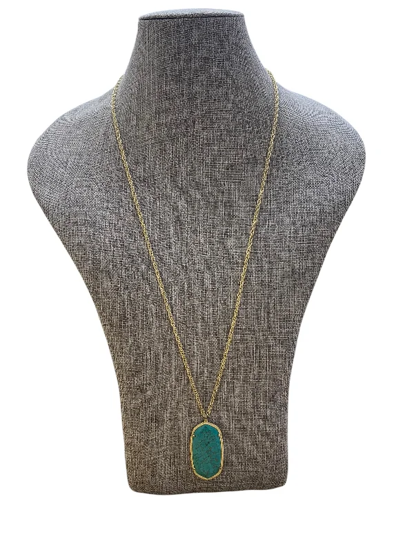 Stunning necklaces and pendants with aquamarine stones for a serene effect-Necklace Pendant By Kendra Scott